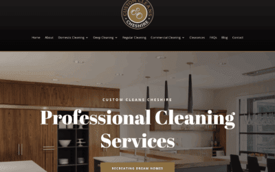 From Wix to WordPress: Transforming Custom Cleans Cheshire’s Online Presence